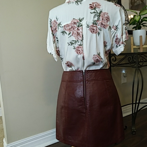 Free People Vegan Skirt  size 10 BNWT - Picture 4 of 7